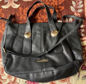 Caprese Black Tote Bag