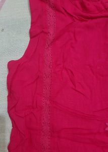Pink Sleeveless Top