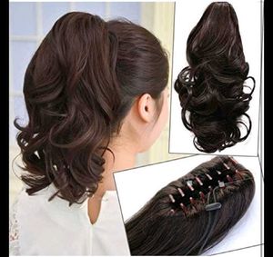 Wavy black Ponytail Extension(Unused)
