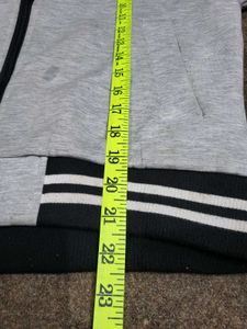 Gray Varsity Hoodie
