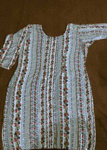 Floral Print Kurta Dress💞💖