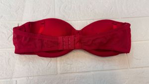 Red Bandeau Bra