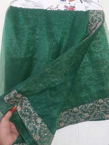 Green Net Dupptta