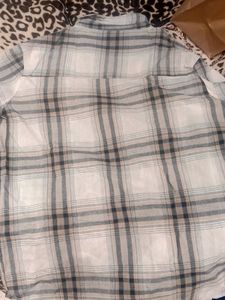 Beige Checked Shirt