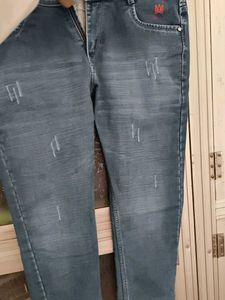 Distressed Denim Jeans