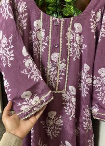 Purple Summer Palazzo Suit