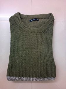 Zudio Knit Sweater - Olive Green