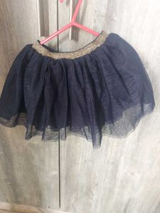 Navy Blue H&M Tulle Skirt