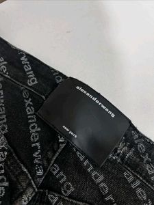 alexanderwangny logo patterned Denims