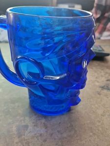Skull Face Big Mug Glass