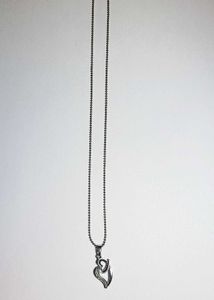 Silver Heart Pendant Necklace