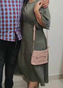 Vero Moda Olive Green Dress Size L