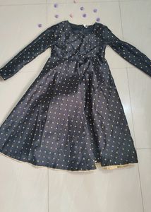 Aks Women Woven Design Anarkali Kurt