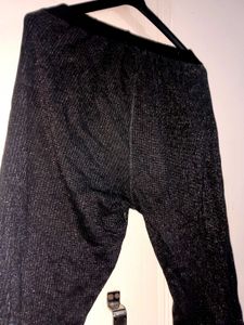 Sparkly Black Joggers