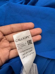 Blue Sleeveless Top