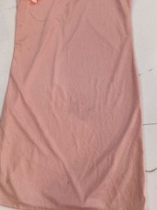 Elegant Peach Floral Dress