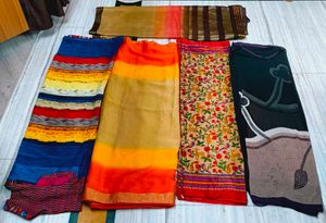COMBO OF 5 SAREES #SAREELOVERS