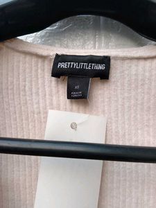 New With Tag Korean Ribbed Crop Top - Long Sleeve