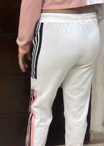 Stylish White Track Pants