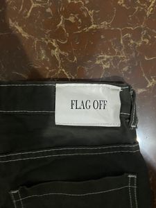 Wide leg baggy denim jeans