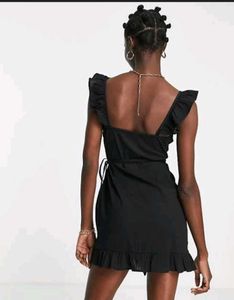 Ruffle Wrap LBD