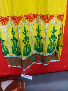 Yellow Green Kurta Set
