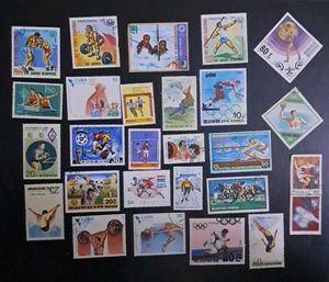27 SPORTS STAMPS