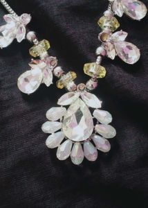 Statement Necklace With Nose Pin