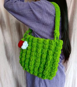 Crochet Puffcorn Bag