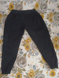 Black Cargo Joggers
