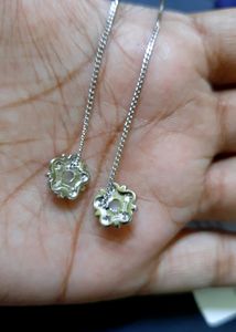 925 Silver Sui Dhaga With Pearls And Cz Stone Comb