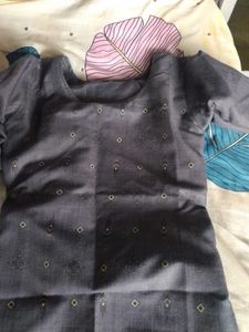 Gray Patterned Top