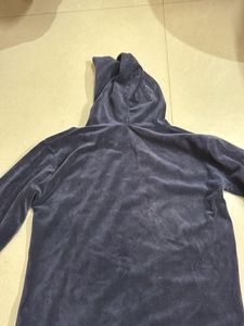 Navy Blue Hooded Sweatshirt