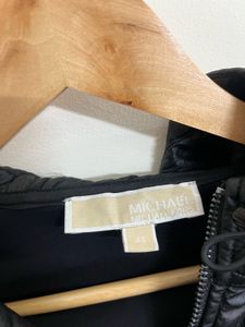 Michael Kors Black Hooded Active Jacket