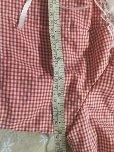 Red gingham Check Pattern Tops