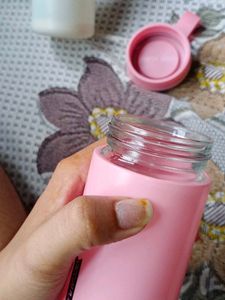 Pink &amp; White &#39;Nice&#39; Vacuum Flasks