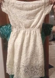 Cream Lace Dress