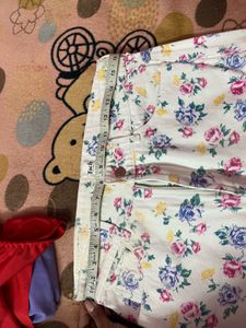 Floral Print Jeans..!