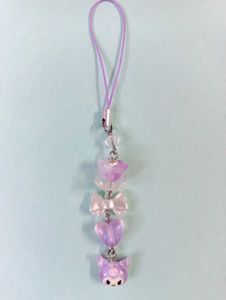 Trendy Handmade Kuromi Phone Charm