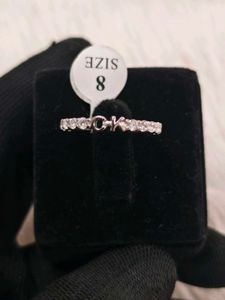 CK Initial Ring 925 silver sterling