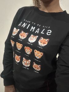 Wild Animals Graphic Top