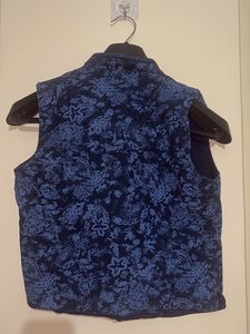 Floral Blue Vest