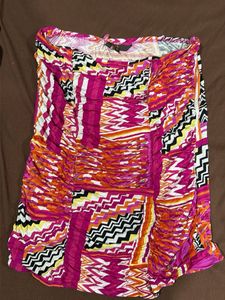 Colorful Print tube top size xl
