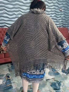 Stylish Scarf with Faux Fur