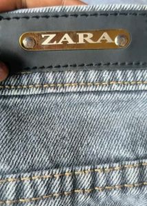 Denim Straight Fit Jins From Zara
