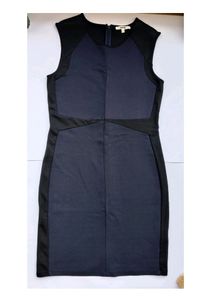 Navy blue &amp; black formal dress
