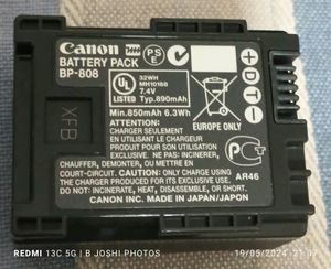 No Battery, Canon Legria Camcorder