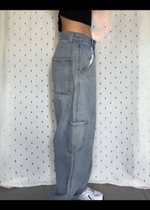 Gray Distressed Jeans