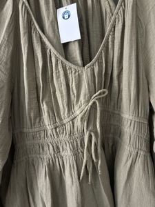 Olive Green Casual Dress - New with Tag