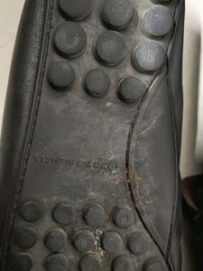 Tommy Hilfiger Black Leather Loafers